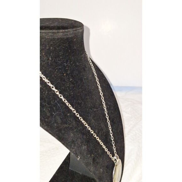 A Mosaic Abalone Shell Women's Necklace Pendant Sea Opal Mermaid Unique - Picture 7 of 9